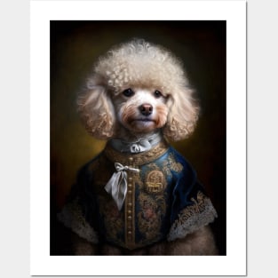 Royal Portrait of a Toy Poodle Posters and Art